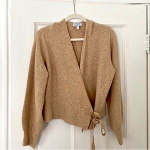 & Other Stories MOHAIR-BLEND WRAP CARDIGAN